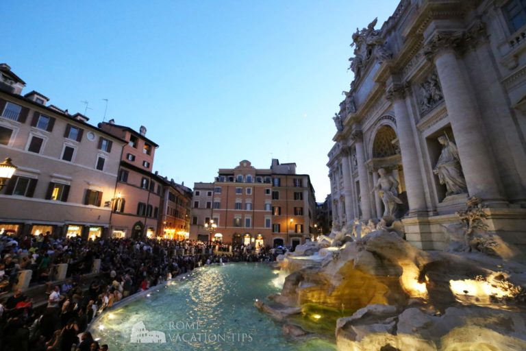 Overtourism at the Trevi Fountain - Rome Vacation Tips
