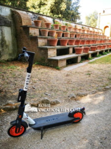 Helbiz electric scooter - Rome Vacation Tips