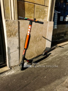 Keri electric scooter - Rome Vacation Tips