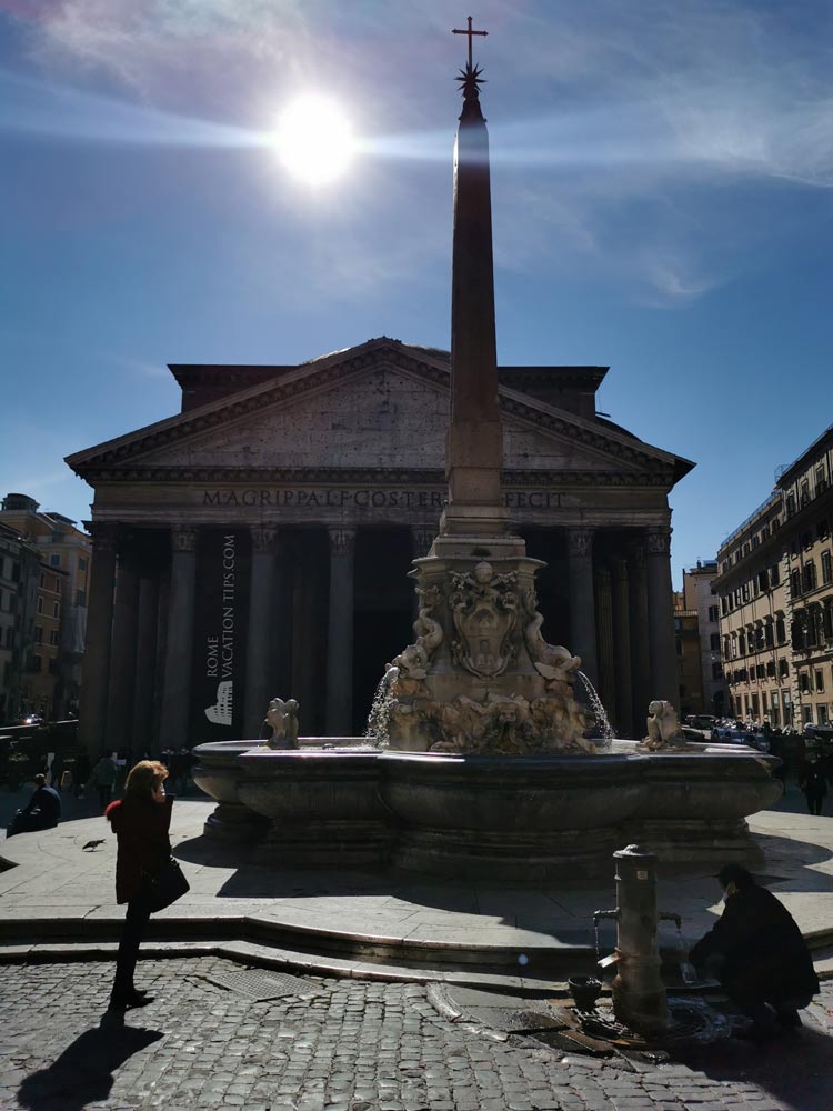 pantheon obelisk Rome Vactation Tips