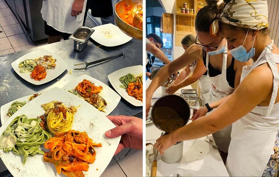 pasta and gelato making class
